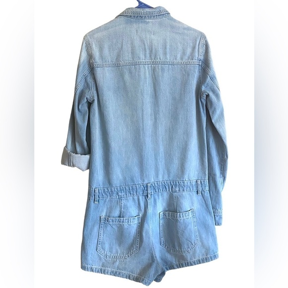 Hollister Denim Romper Women’s Size Medium Blue Denim Romper, NWOT - Picture 3 of 9